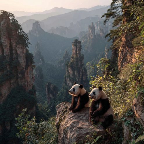 Китай панды